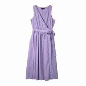 Banana Republic Lavender Wrap Midi Dress